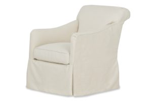 Calhoun Slipcovered Swivel Chair